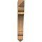 Ekena Millwork Olympic Arts & Crafts Smooth Bracket, Western Red Cedar, 5 1/2"W x 34"D x 40"H BKT06X34X40OLY03SWR - alternate 3